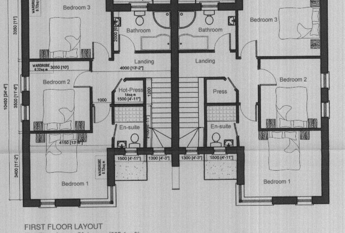 Floorplan 1st Floor A 1-4